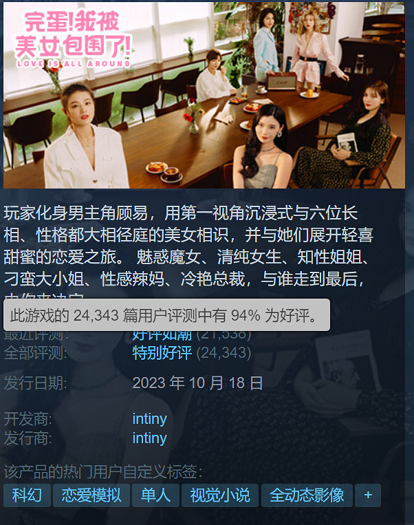 《完蛋我被美女包圍了》秋促史低!37元開啟科幻旅途 《完蛋我被美女包圍了》秋促史低!37元開啟科幻旅途