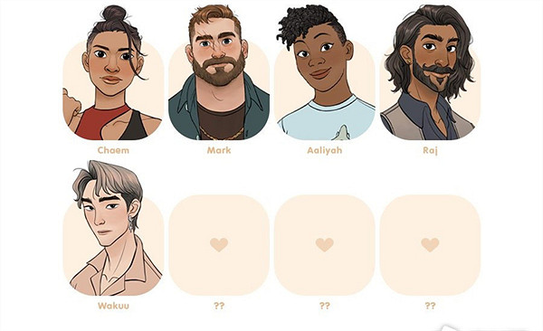 《珊瑚島》1.0約會對象介紹 《珊瑚島》1.0約會對象介紹