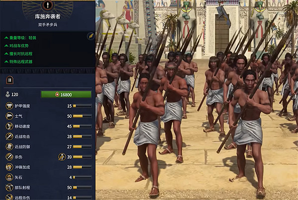 《全軍破敵：法老》埃及兵種大全