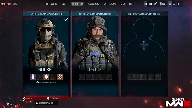 《決勝時刻20現代戰爭3》殭屍模式裝備介紹