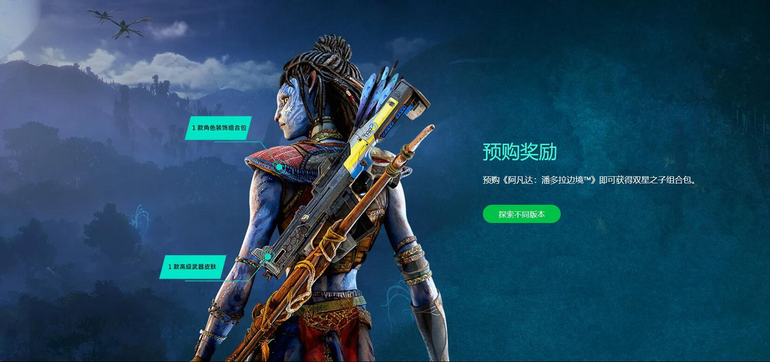 《阿凡達：潘朵拉邊境》預購獎勵介紹 12月7日發售