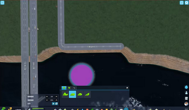 《大都會：天際2》河堤建造方法