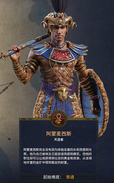 《全軍破敵：法老》各派系領袖介紹