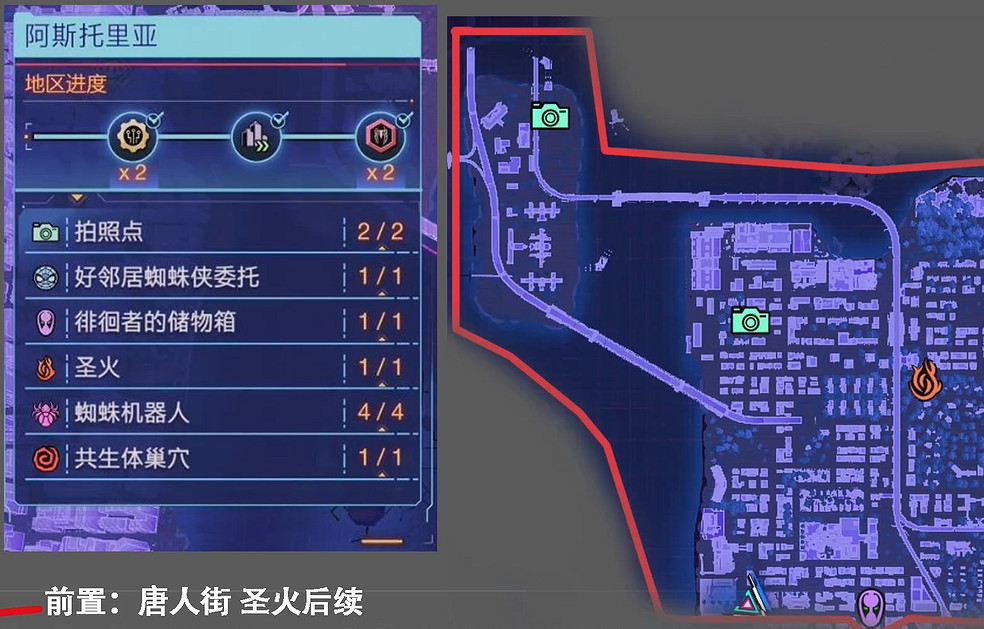 《漫威蜘蛛人2》阿斯托裡亞拍照點位一覽 《漫威蜘蛛人2》阿斯托裡亞拍照點位一覽