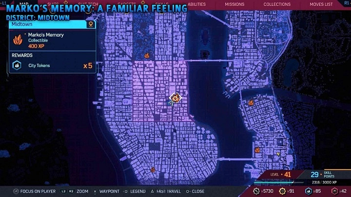 《漫威蜘蛛人2》中城區馬爾科回憶一覽