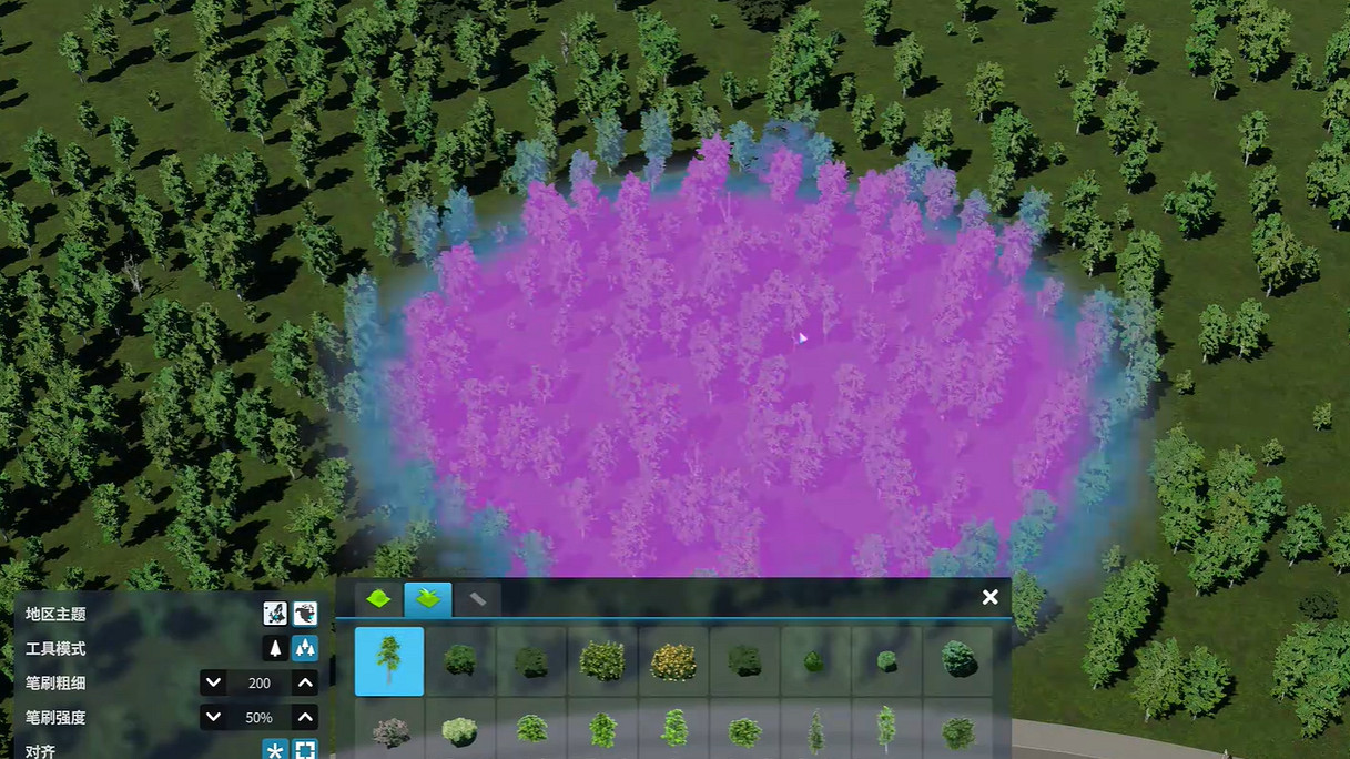 《大都會：天際2》樹木批量刪除教學