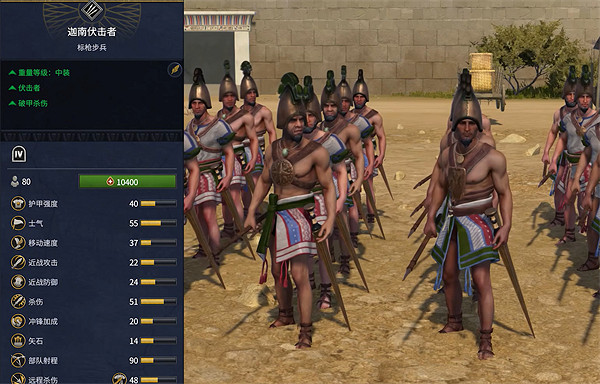 《全軍破敵：法老》迦南兵種大全