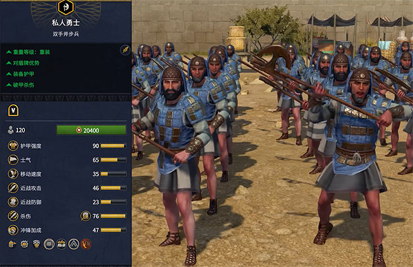 《全軍破敵：法老》迦南兵種大全