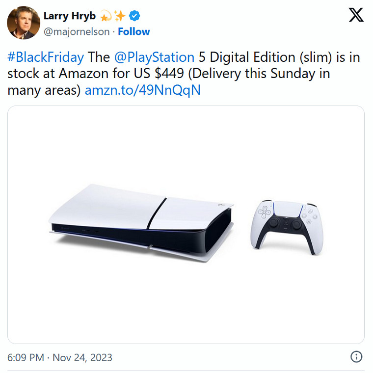 Major Nelson推特發布PS5促銷訊息被怒噴“叛徒”