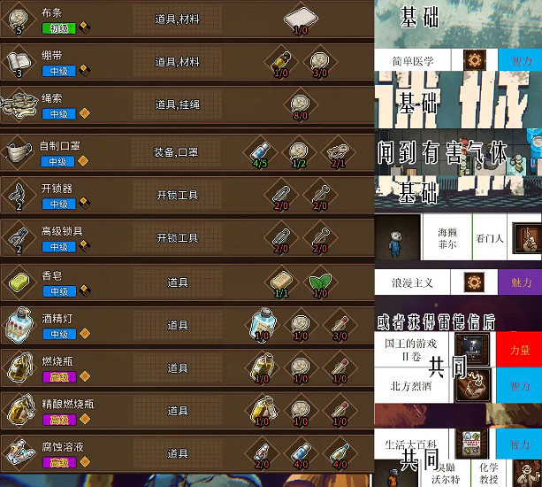 《動物迷城》基礎道具合成材料一覽 《動物迷城》基礎道具合成材料一覽