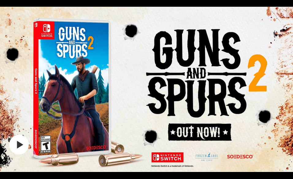 第三人稱冒險遊戲《槍與馬刺2》Switch版發售預告公布 第三人稱冒險遊戲《槍與馬刺2》Switch版發售預告公布