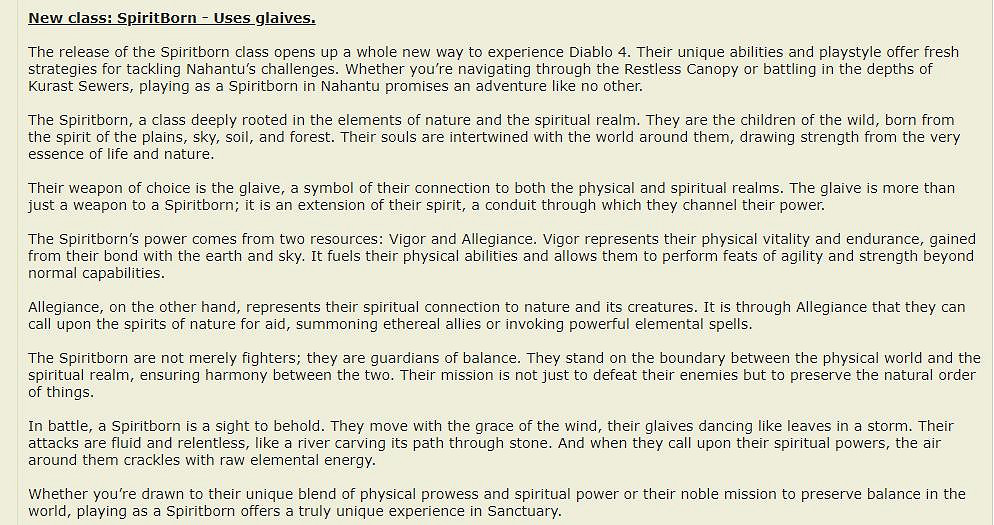 暴雪拒絕透露暗黑4新職業 但洩露了一些線索