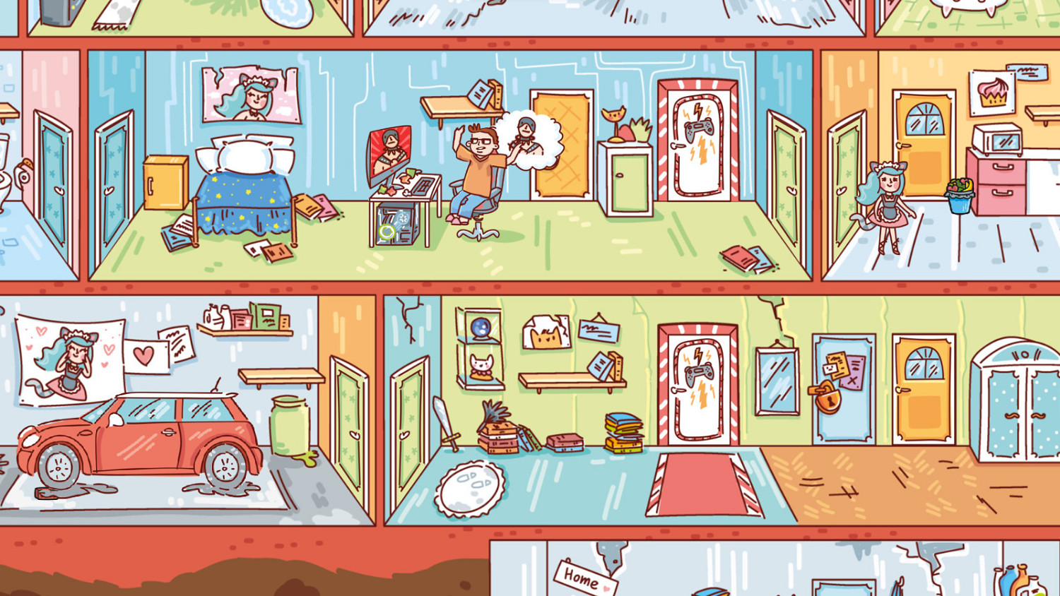 益智遊戲《來自地獄的女友》Steam頁面上線 明年發售