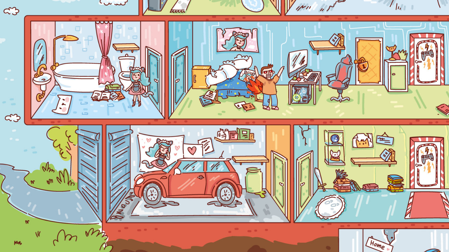 益智遊戲《來自地獄的女友》Steam頁面上線 明年發售