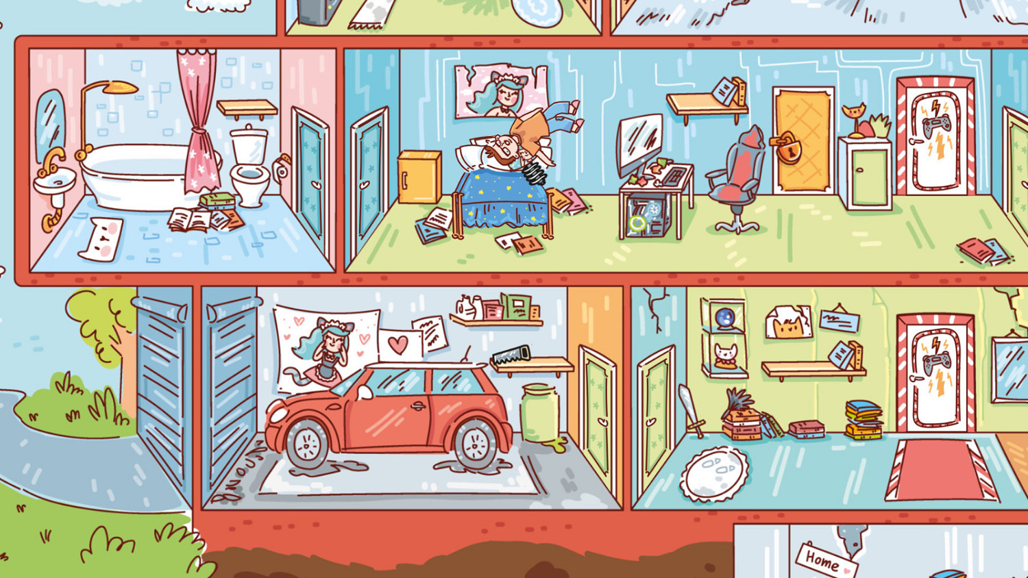 復仇解密遊戲《來自地獄的女友》上架Steam 明年發售