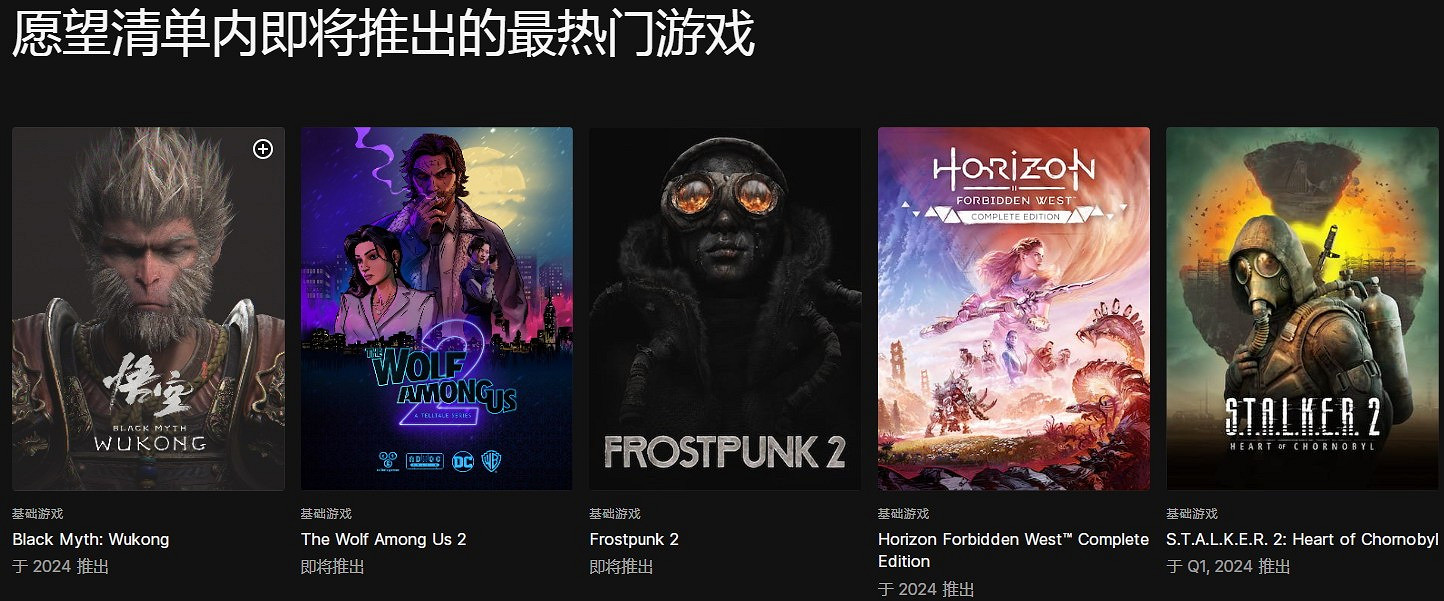 《黑神話：悟空》位居Epic願望單排行榜首位 太期待了