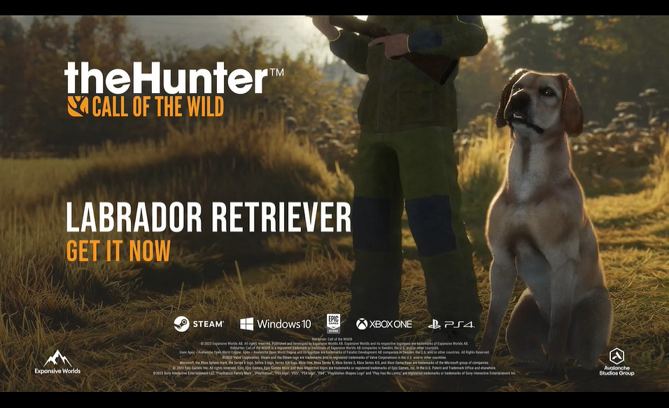 《獵人野性的呼喚》新DLC拉布拉多尋回犬發售 預告賞