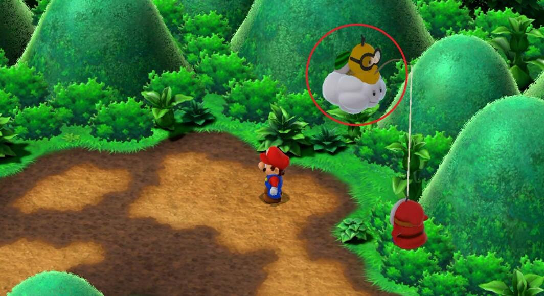 《超級瑪利歐RPG重製版》呱森林通關路線