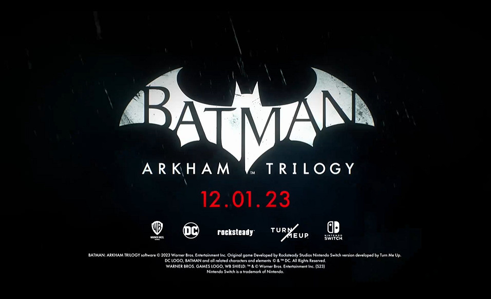 《蝙蝠俠：阿卡姆三部曲》Switch版本發售預告公布！
