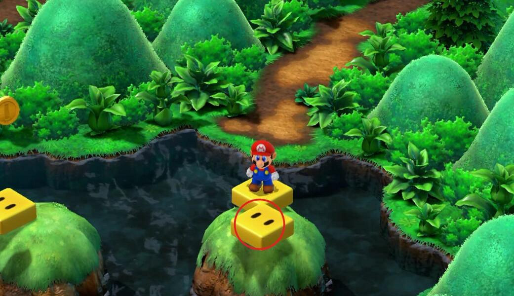 《超級瑪利歐RPG重製版》呱森林通關路線