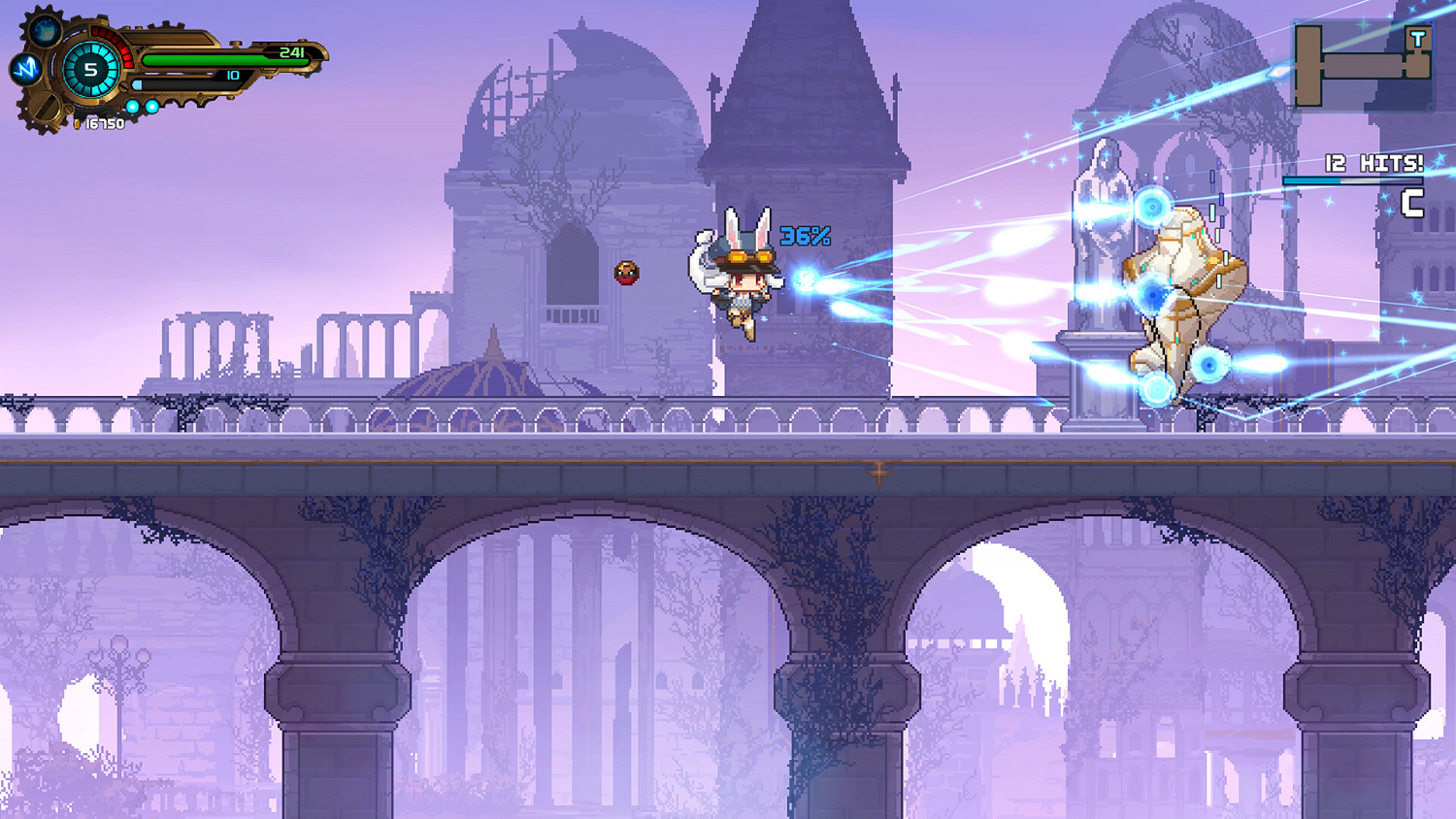 銀河惡魔城橫版冒險新作《Tevi》今天正式發售 ! 銀河惡魔城橫版冒險新作《Tevi》今天正式發售 !