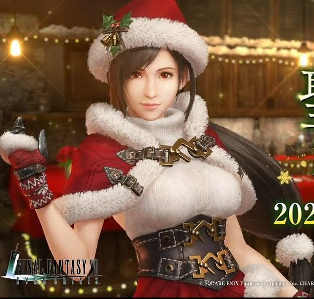 凸顯完美好身材!《最終幻想7EC》蒂法聖誕造型公布 凸顯完美好身材!《最終幻想7EC》蒂法聖誕造型公布