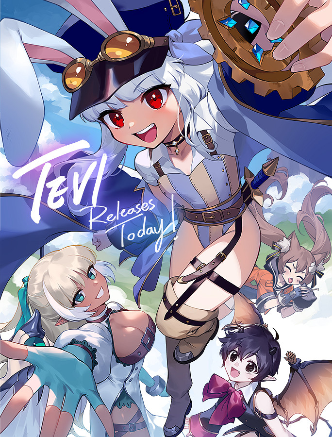 銀河惡魔城橫版冒險新作《Tevi》今天正式發售 ! 銀河惡魔城橫版冒險新作《Tevi》今天正式發售 !