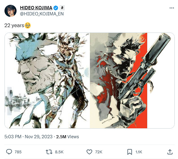 《潛龍諜影2》22歲生日 小島秀夫曬年輕時照片留念! 《潛龍諜影2》22歲生日 小島秀夫曬年輕時照片留念!