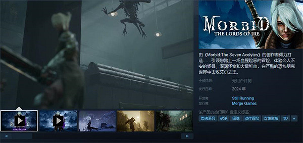 魂系ARPG遊戲《病態：暴怒領主》上架Steam 明年發售