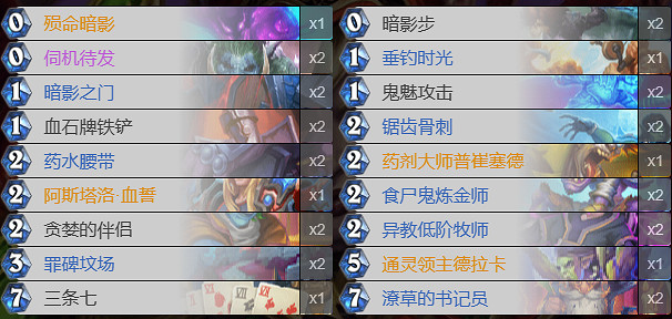 《爐石戰記》奇蹟賊卡組推薦 《爐石戰記》奇蹟賊卡組推薦