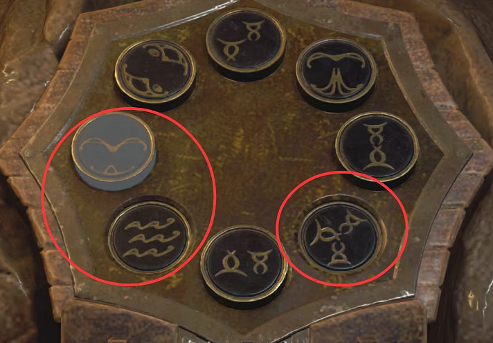 《惡靈古堡4重製版》密碼鎖圖案大全