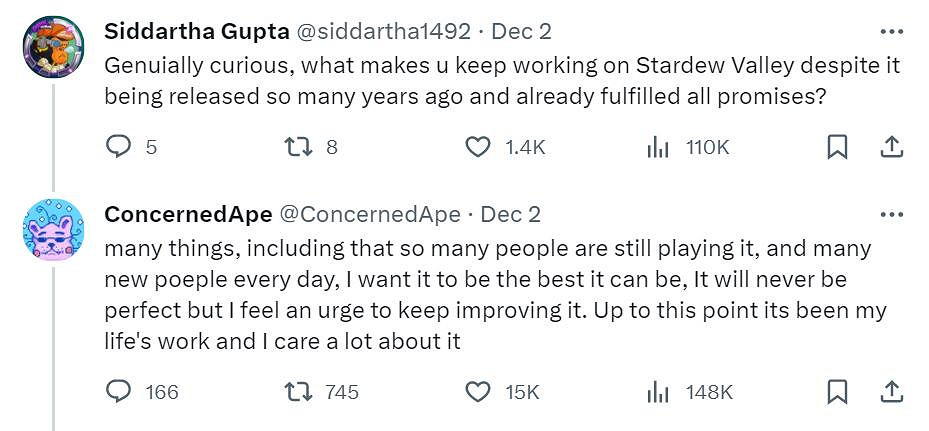 《星露谷物語》作者為了新版本拚命加班!完全是自願 《星露谷物語》作者為了新版本拚命加班!完全是自願