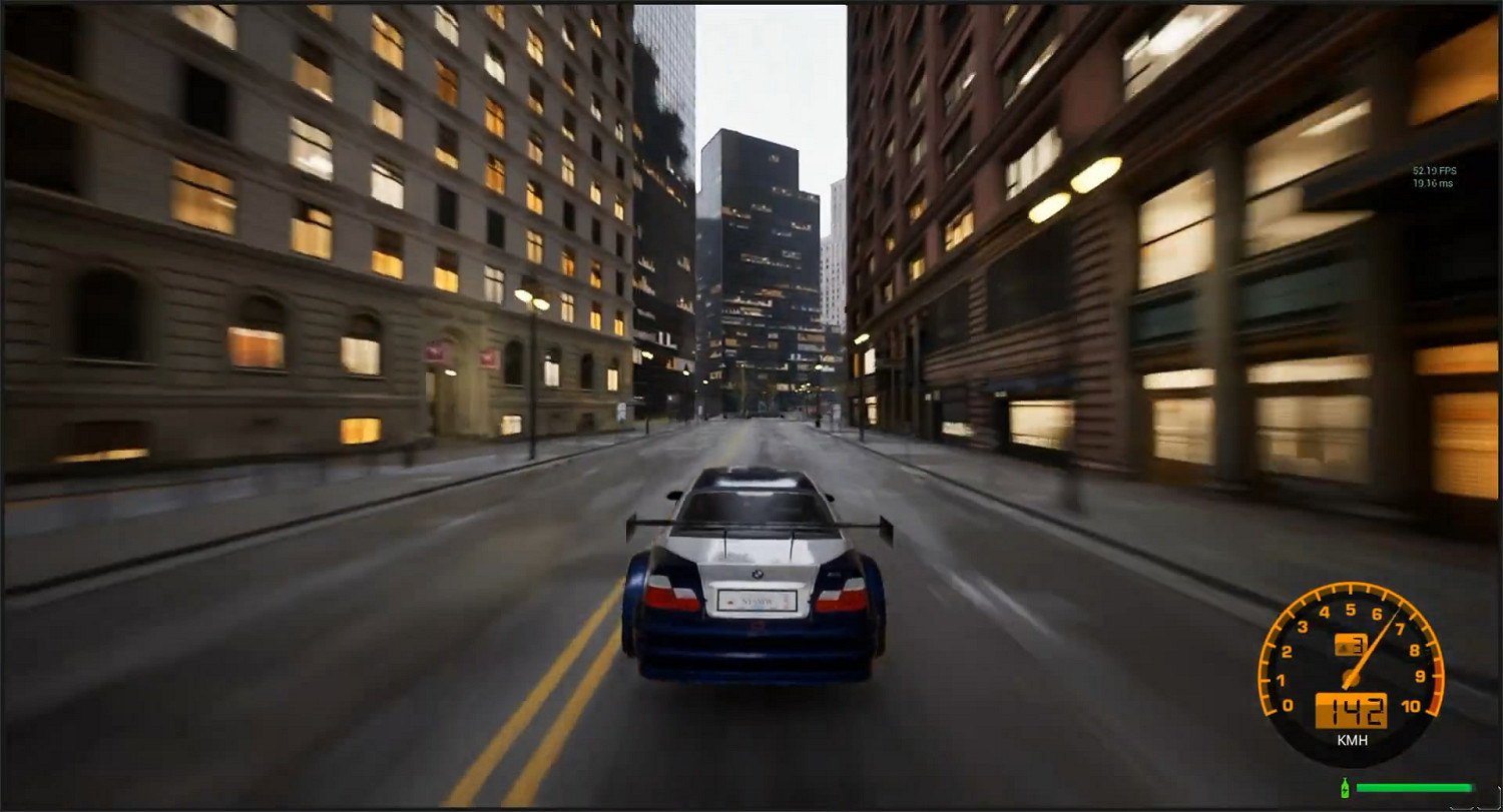 畫面超逼真！藝術家虛幻5重製《極速快感9》試玩展示