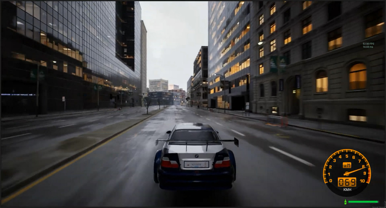 畫面超逼真！藝術家虛幻5重製《極速快感9》試玩展示