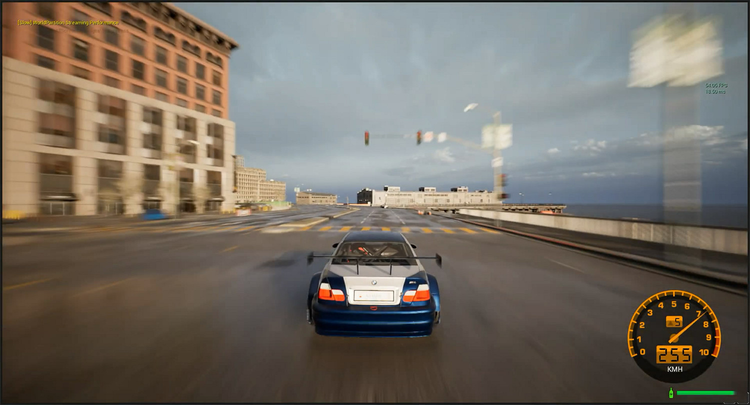 畫面超逼真！藝術家虛幻5重製《極速快感9》試玩展示