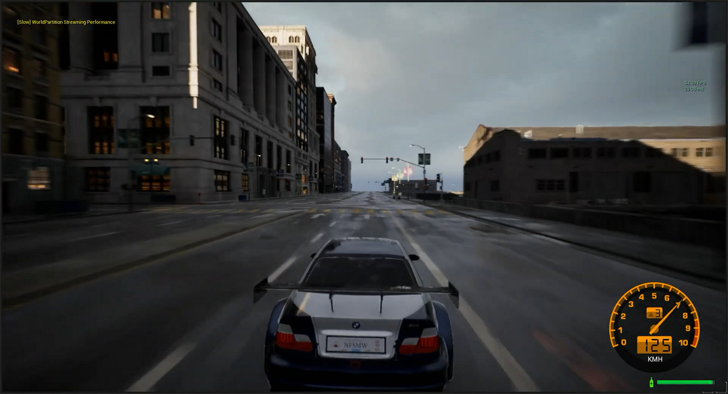 畫面超逼真！藝術家虛幻5重製《極速快感9》試玩展示