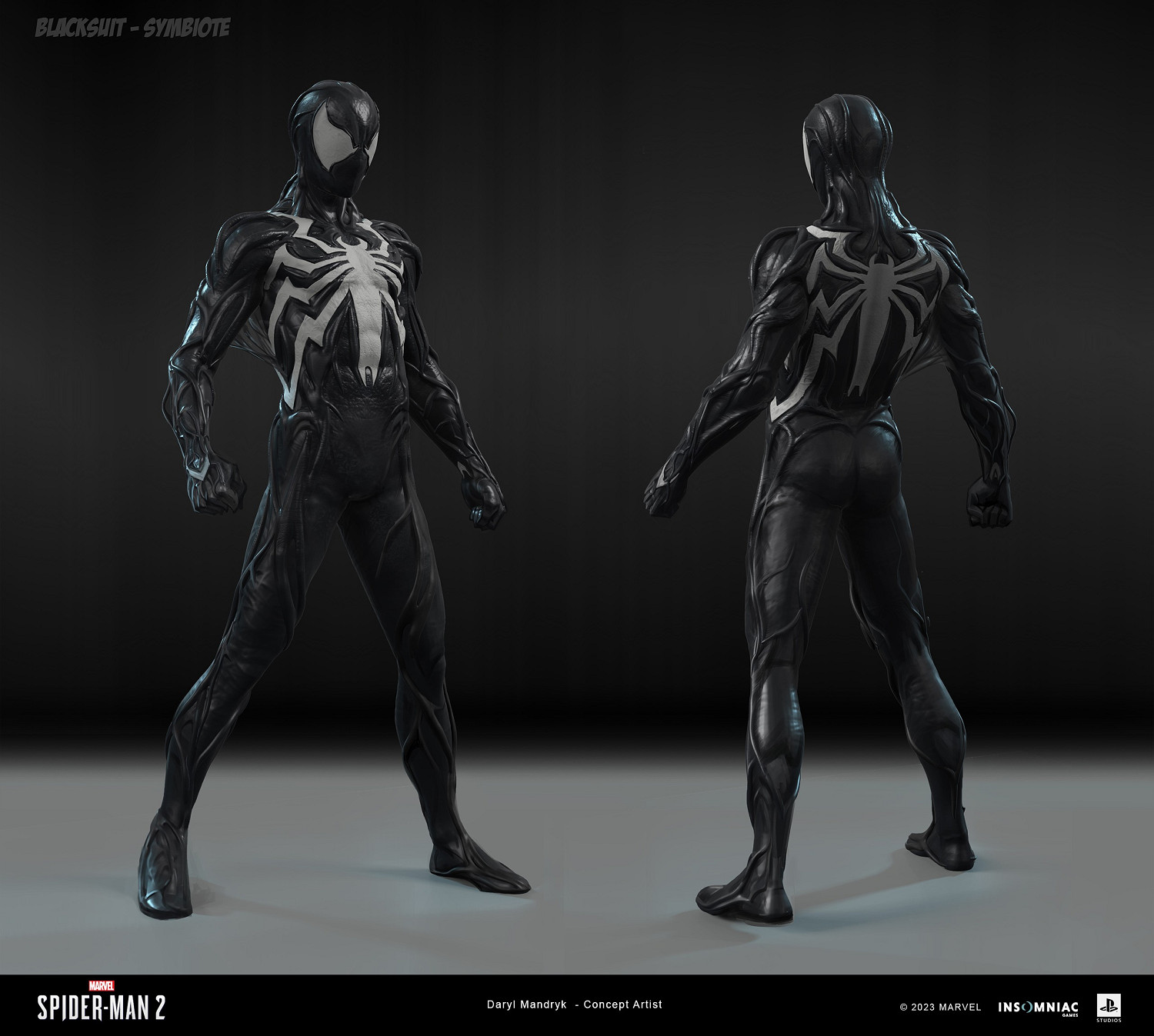 《漫威蜘蛛人2》毒液早期概念圖曝光：獨特的專屬能力