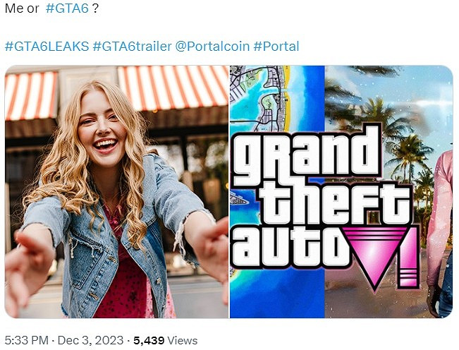 性感美女推主開始整活：選擇和我過夜還是選《GTA6》？