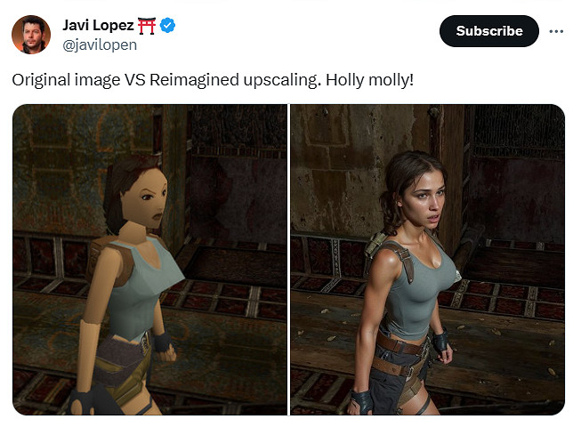 AI重繪《古墓奇兵》三角胸勞拉:身材與顏值完美結合! AI重繪《古墓奇兵》三角胸勞拉:身材與顏值完美結合!