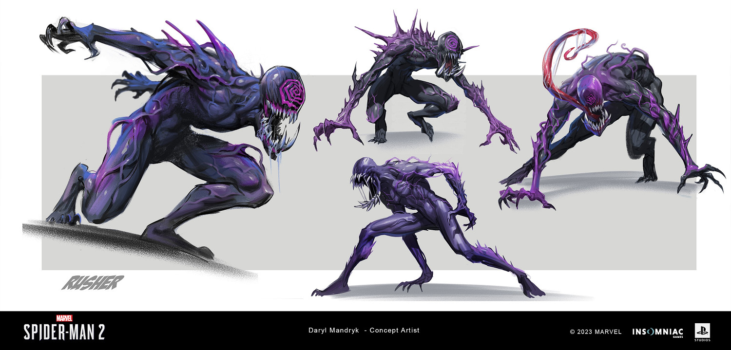 《漫威蜘蛛人2》毒液早期概念圖曝光：獨特的專屬能力