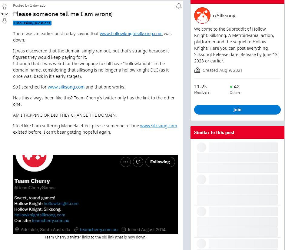 大型世紀紀錄片《空洞騎士：絲之歌》