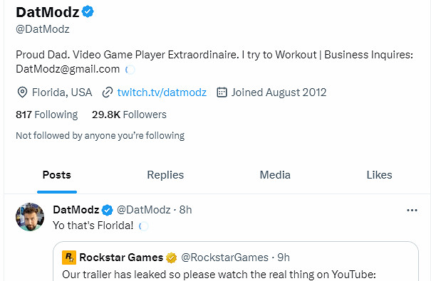 佛羅裡達人民點讚《GTA6》：R星做的佛羅裡達很還原！