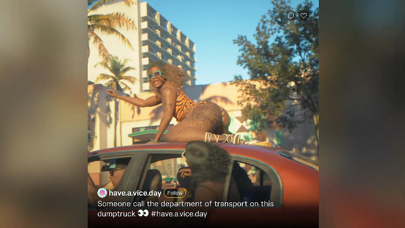 外媒：《GTA6》更適合成年人 預告片有很多露骨畫面！