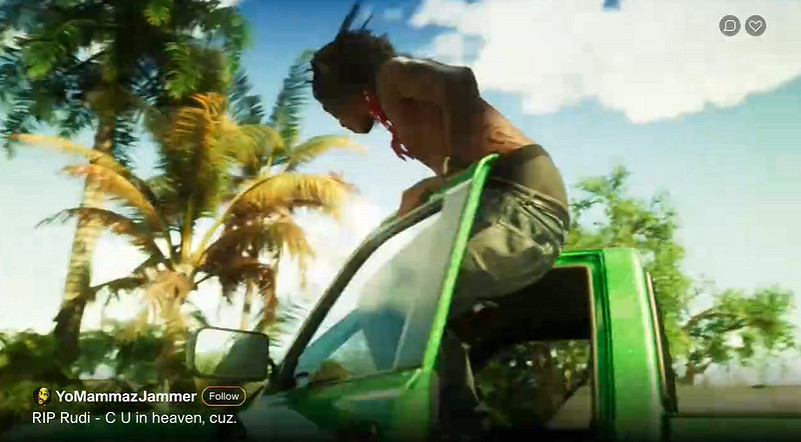 超細膩!博主曬《GTA6》預告0.5倍速下頭髮的物理效果 超細膩!博主曬《GTA6》預告0.5倍速下頭髮的物理效果