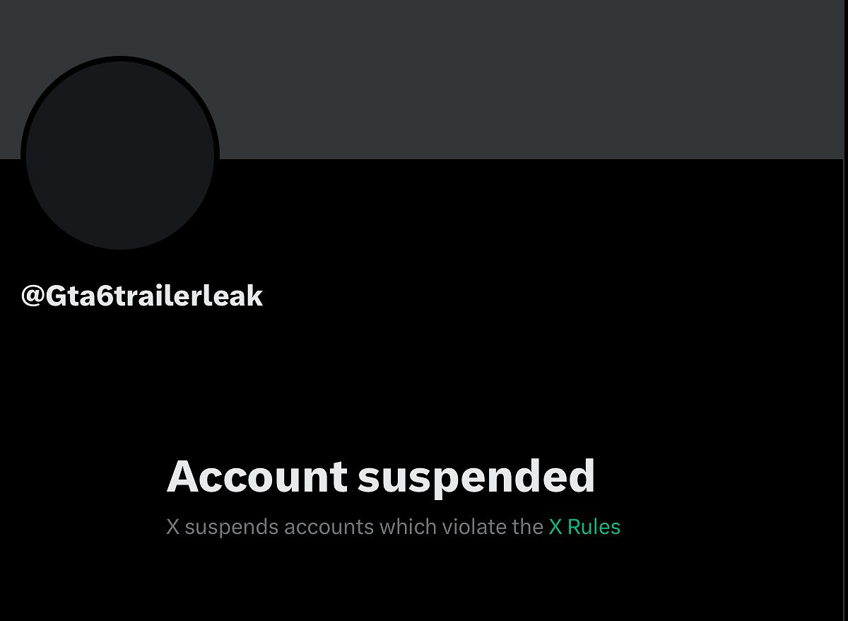 《GTA6》預告片泄露者或為 YouTube 員工：帳號現已被封禁!