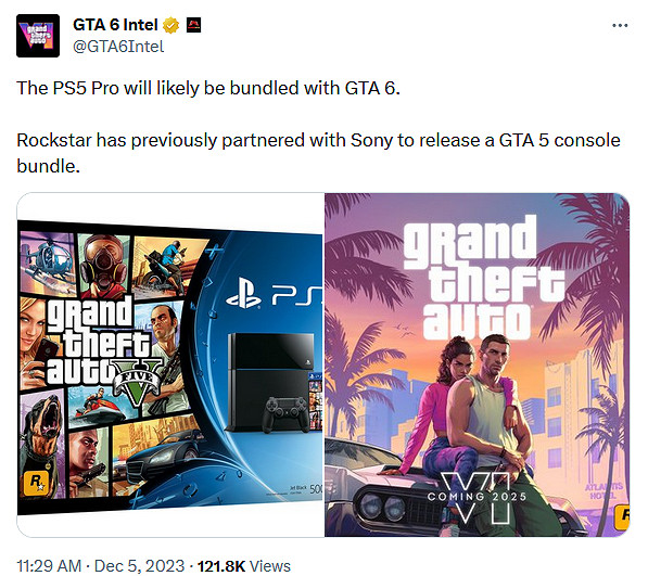 網友猜測PS5&amp;XSX帶不動《GTA6》 2025將來有可能有新主機？