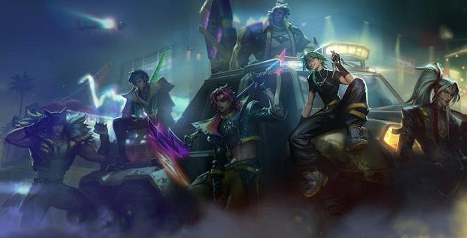 《英雄聯盟》心之鋼男團皮膚一覽