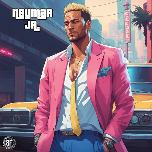 外媒發布足壇球星走進《GTA6》風格圖：梅西、C羅等