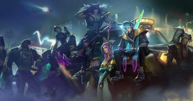 《英雄聯盟》心之鋼男團皮膚一覽