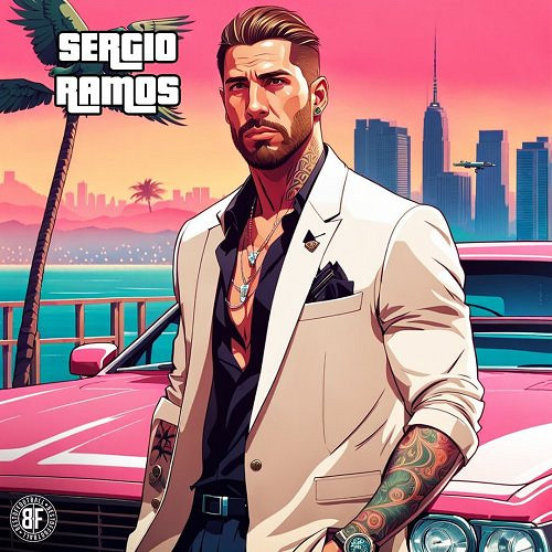 外媒發布足壇球星走進《GTA6》風格圖：梅西、C羅等